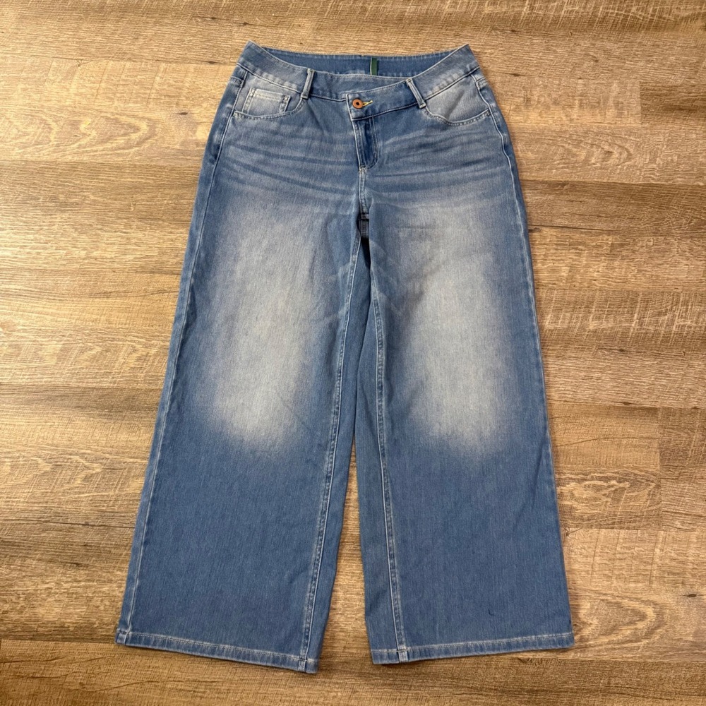 Halara Flex Denim Wide Leg Jeans size Medium Petite
